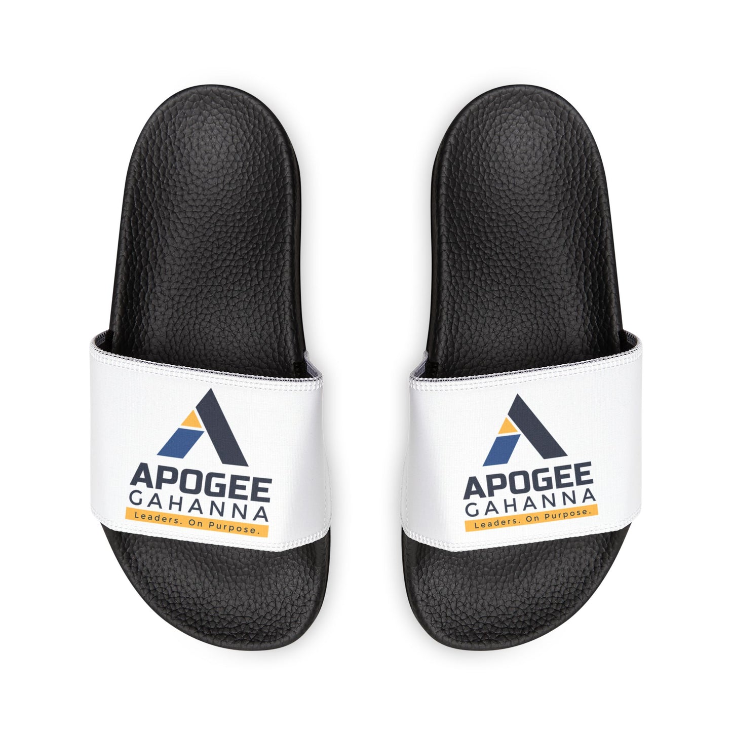 Youth Logo Slide Sandals — Removable Strap Casual Pool Slides