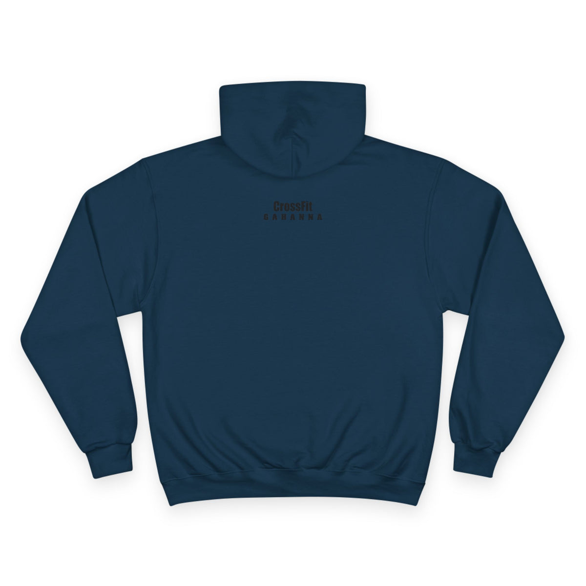 CrossFit Gahanna Champion Hoodie — White Gym Pullover with Ohio Logo