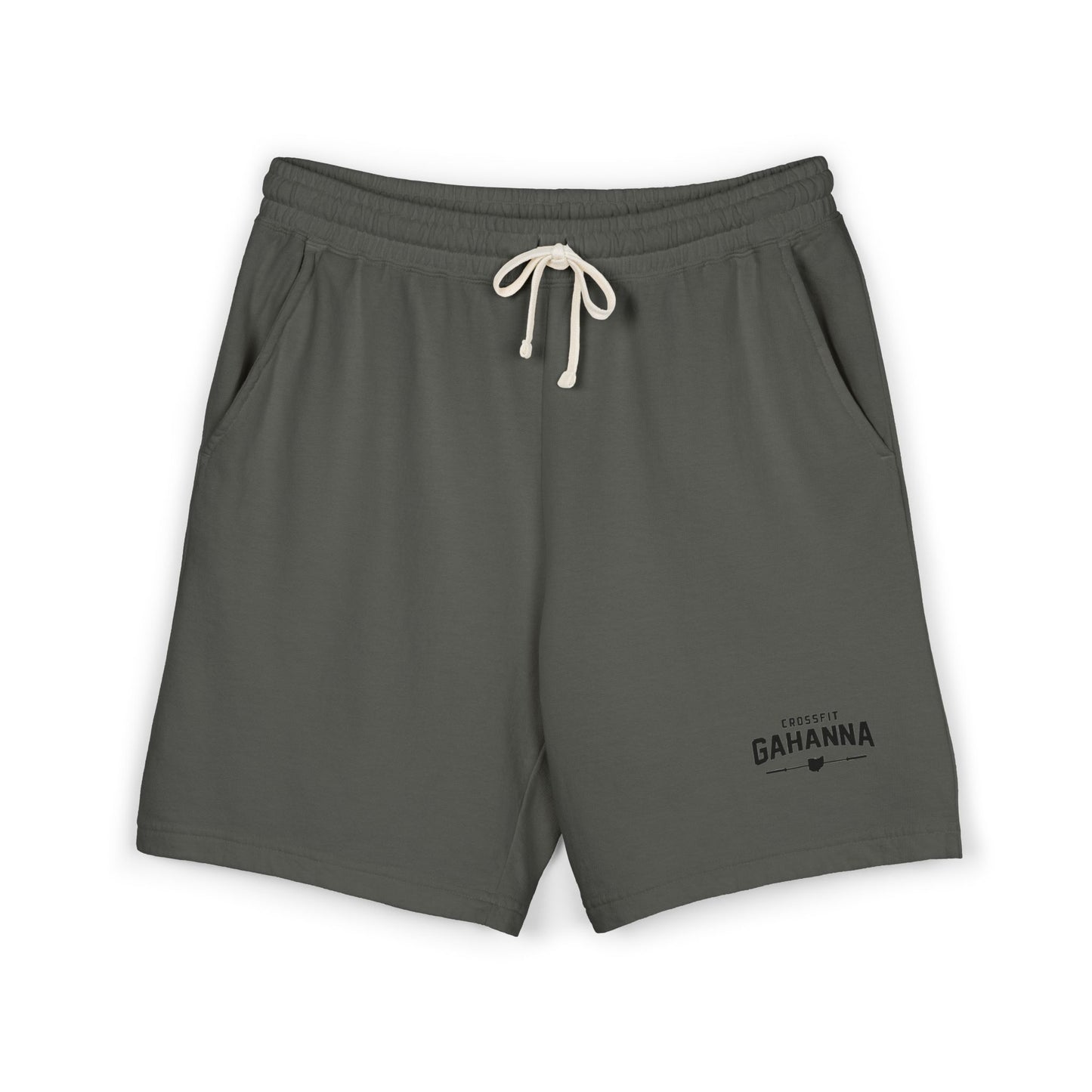 Lightweight Fleece Sweat Shorts – Garment-Dyed Casual Lounge Shorts