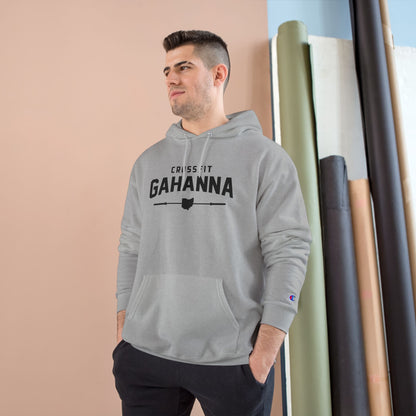 CrossFit Gahanna Champion Hoodie — White Gym Pullover with Ohio Logo