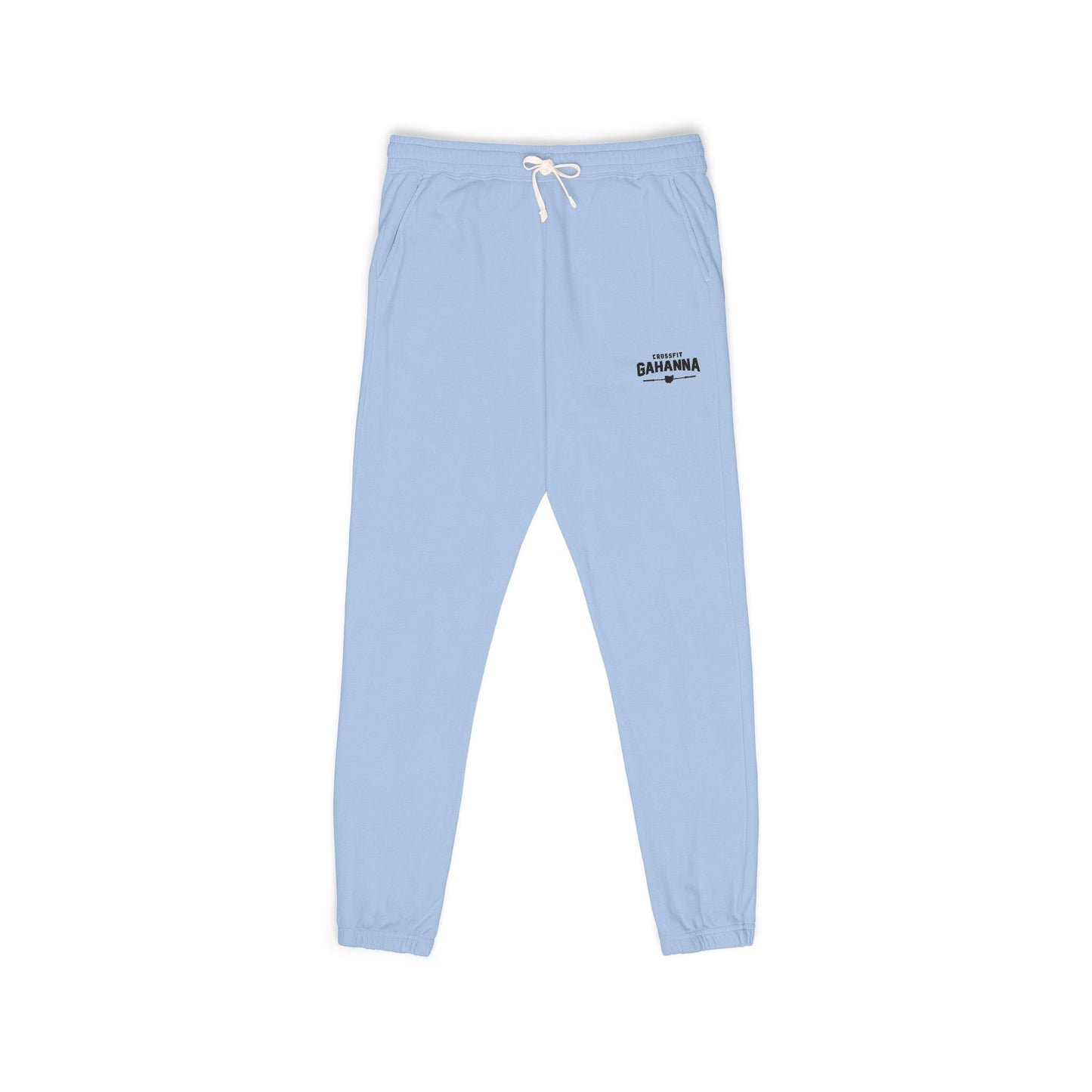 Garment-Dyed Fleece Sweatpants – Minimal Logo Joggers