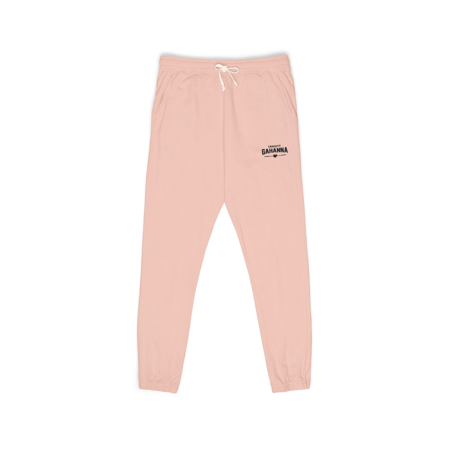 Garment-Dyed Fleece Sweatpants – Minimal Logo Joggers