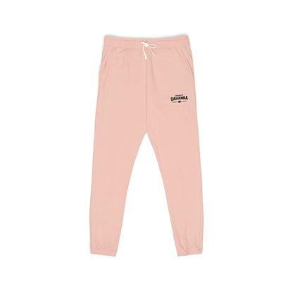 Garment-Dyed Fleece Sweatpants – Minimal Logo Joggers