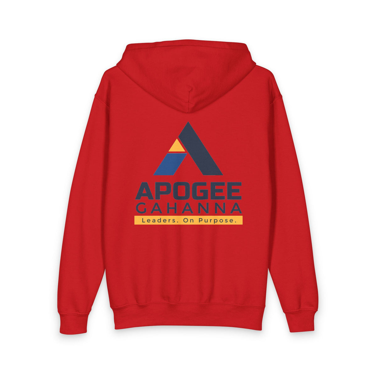 Apogee Cahanna Youth Zip Hoodie — 'Leaders. On Purpose.' Logo Pullover