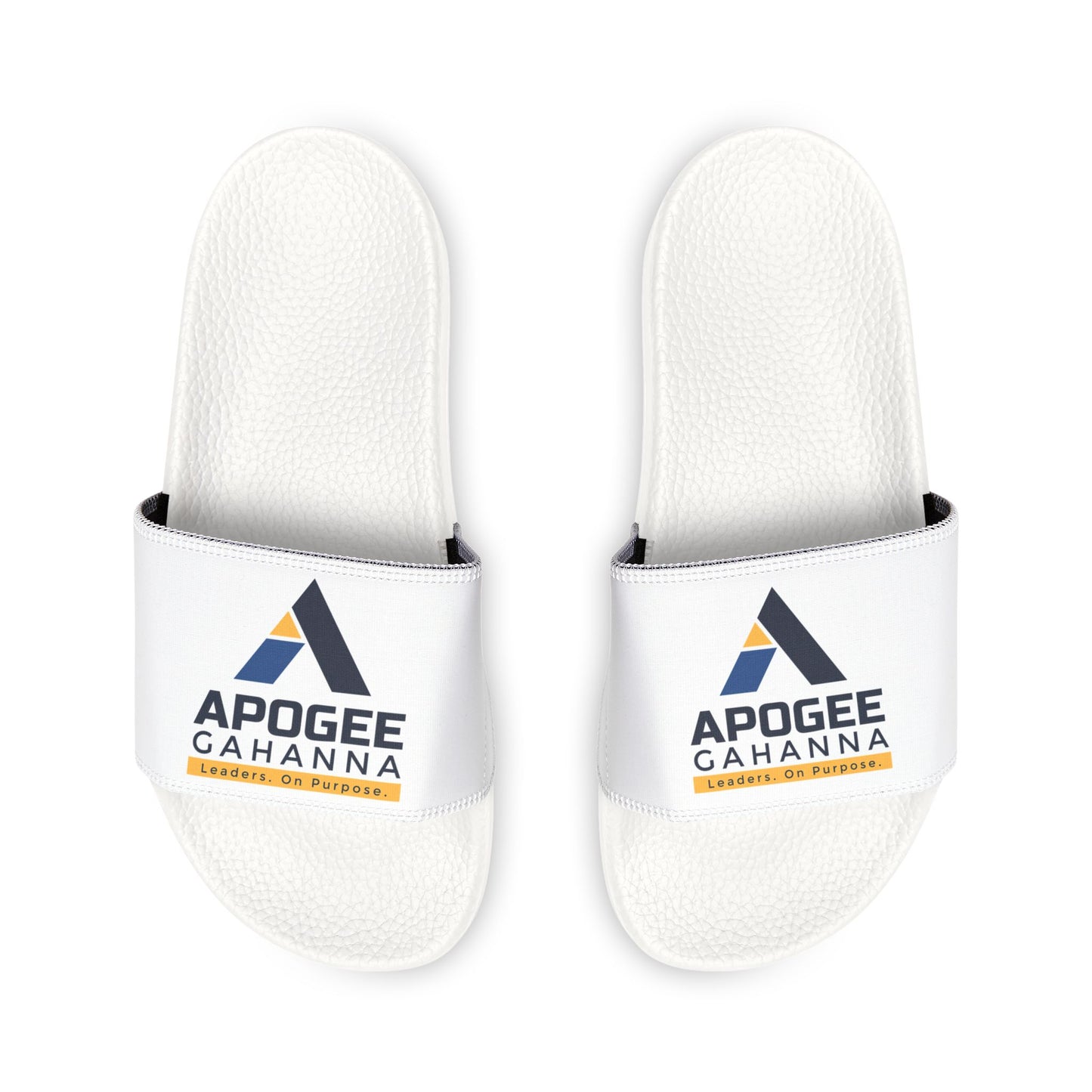 Youth Logo Slide Sandals — Removable Strap Casual Pool Slides