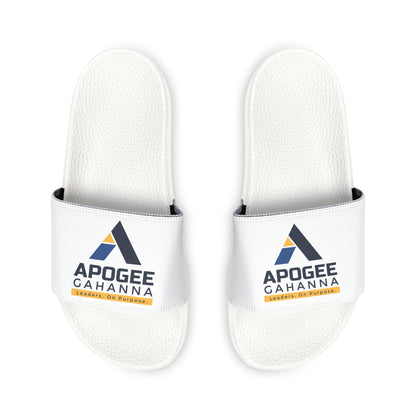 Youth Logo Slide Sandals — Removable Strap Casual Pool Slides