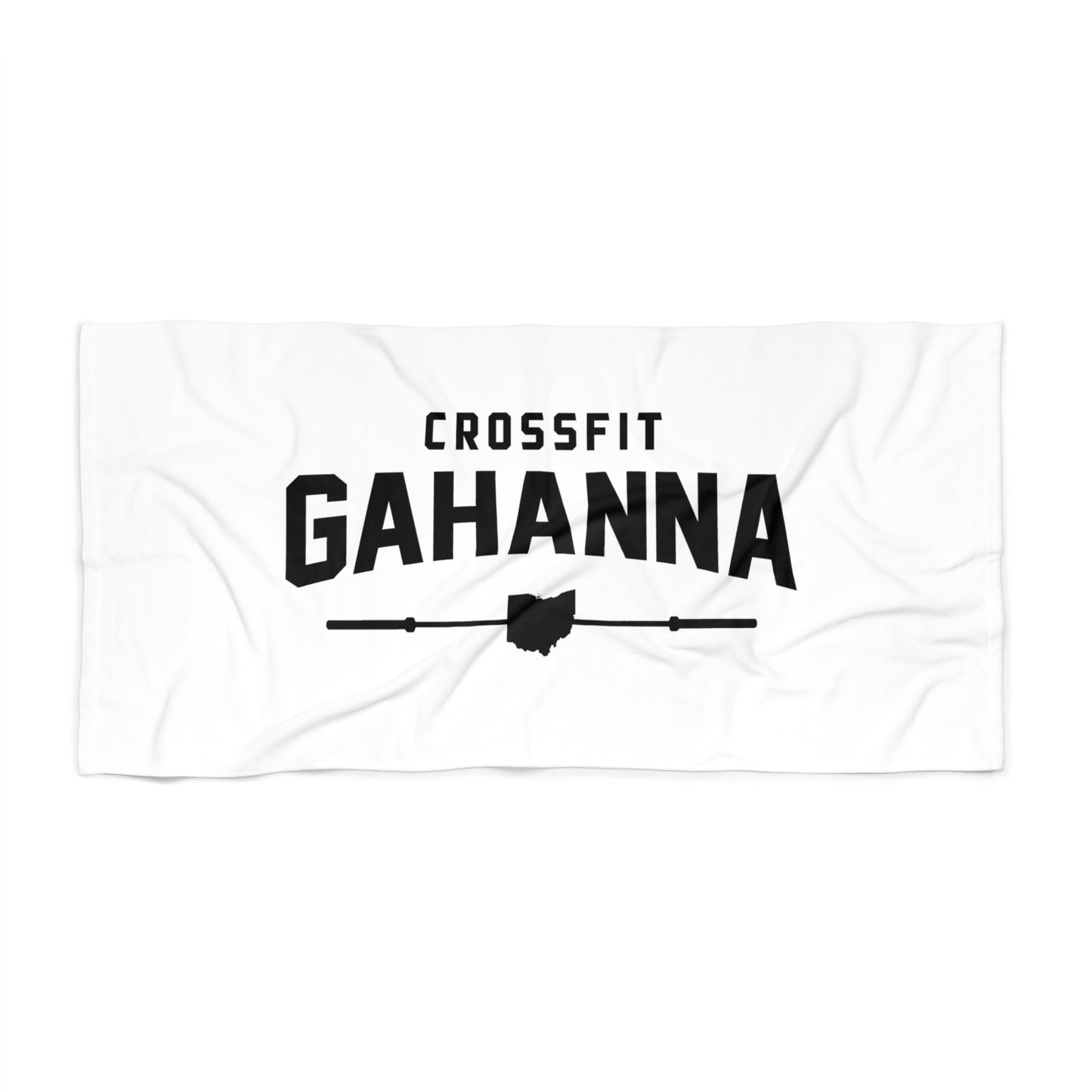 CrossFit Gahanna Beach Towel – Lightweight Gym & Pool Towel with Ohio Logo